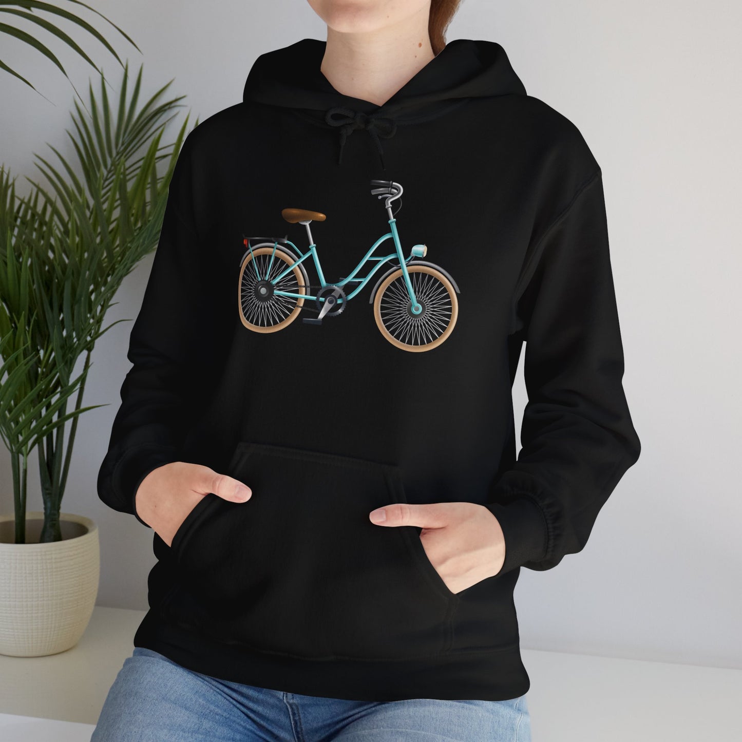 Unisex Heavy Blend™ Hooded Sweatshirt - Vintage Bicycle