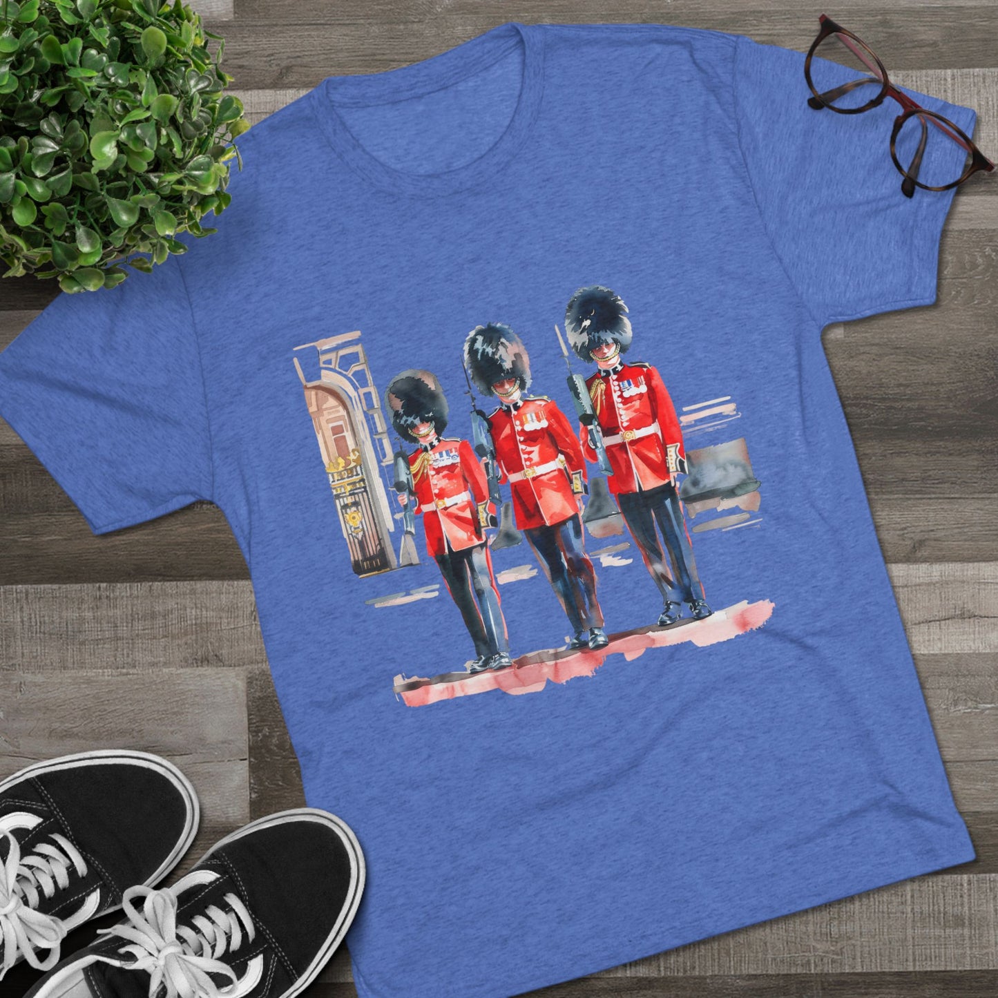 Red Jacket - Bodmin Keep: Cornwall's Army Museum Trendy Unisex Tri-Blend Crew Tee