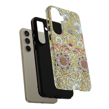 Floral Phone Case - Tough Cases, Floral Design, Stylish, Protective, Unique Gift for Her, Phone Accessories