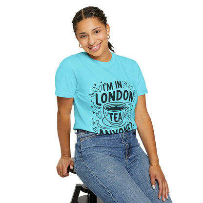 Unisex Garment-Dyed T-shirt - London's Nostalgic Tea