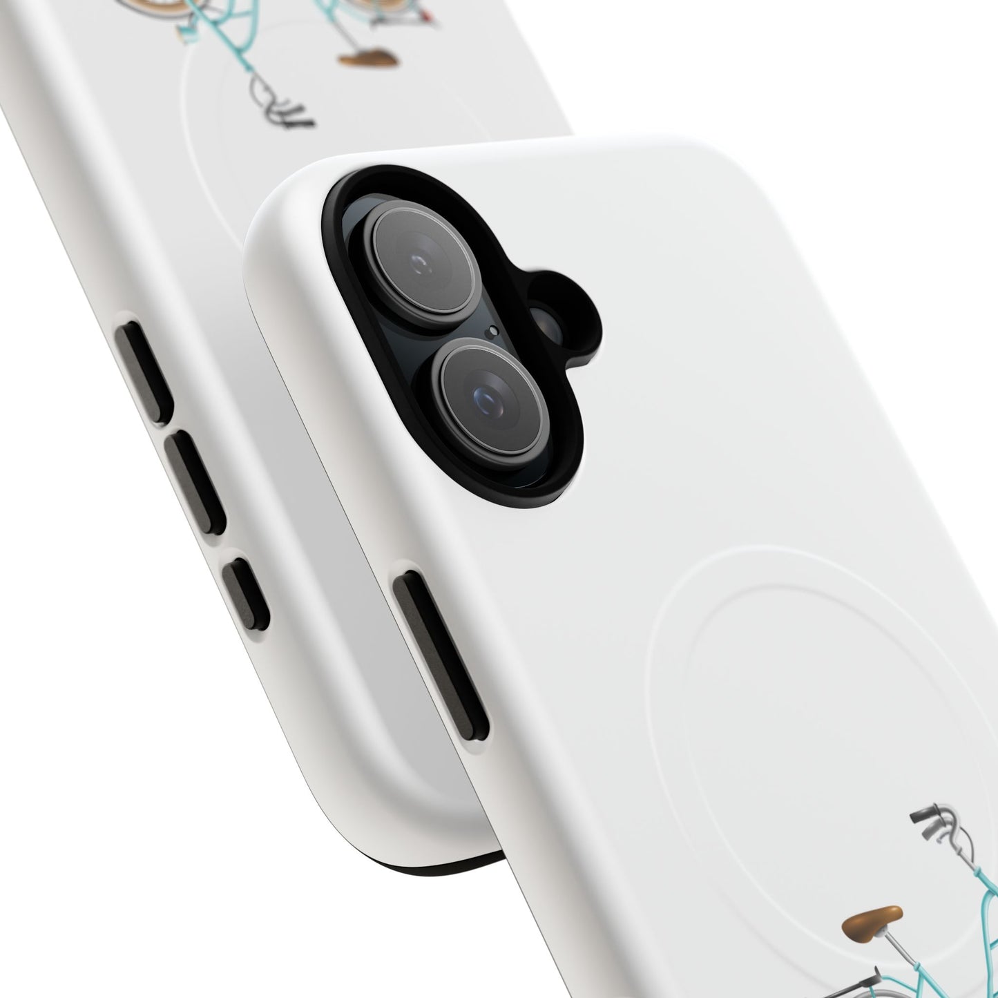 Tough Magnetic Phone Cases, Stylish Bicycle Design, Durable Protection, Perfect Gift for Cyclists, Trendy Tech Accessory