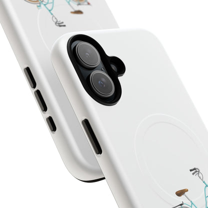 Tough Magnetic Phone Cases, Stylish Bicycle Design, Durable Protection, Perfect Gift for Cyclists, Trendy Tech Accessory