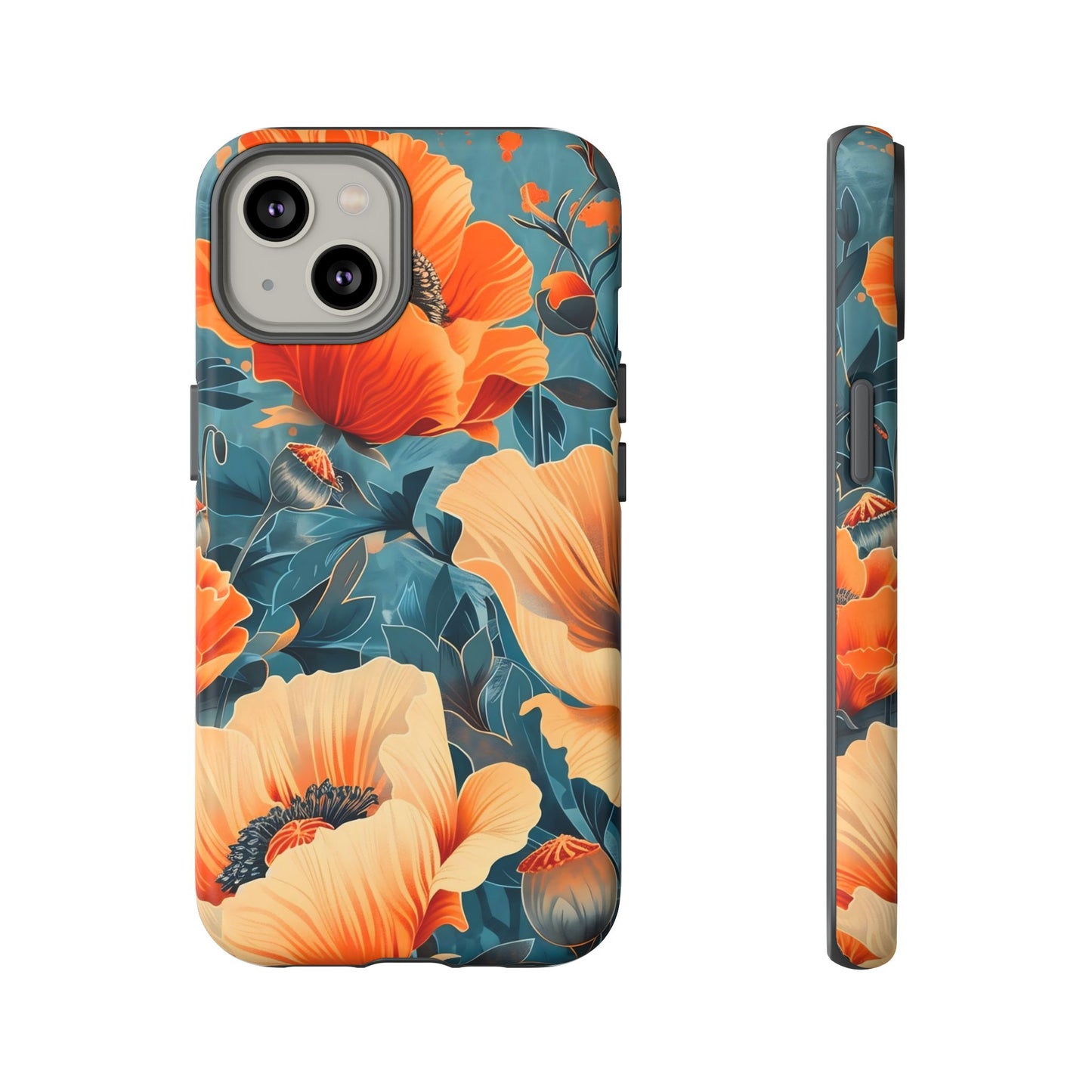 Floral Phone Case, Tough Cases for Protection and Style, Spring Aesthetic, Gift for Her, Phone Accessory for Nature Lovers