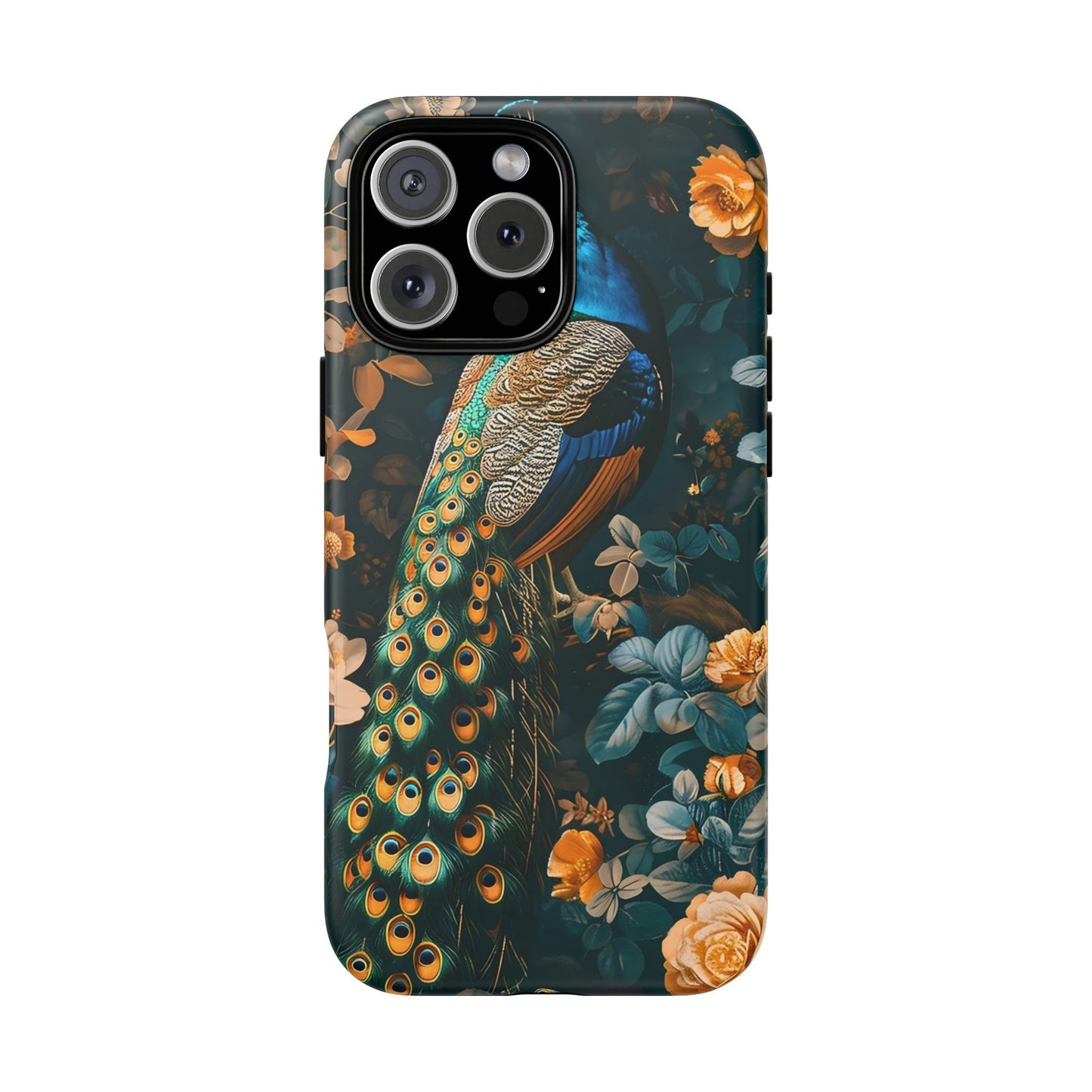 Peacock Phone Case - Elegant Floral Design, Tough Case for Protection, Unique Gift for Nature Lovers, Stylish Accessory, Eco-Friendly