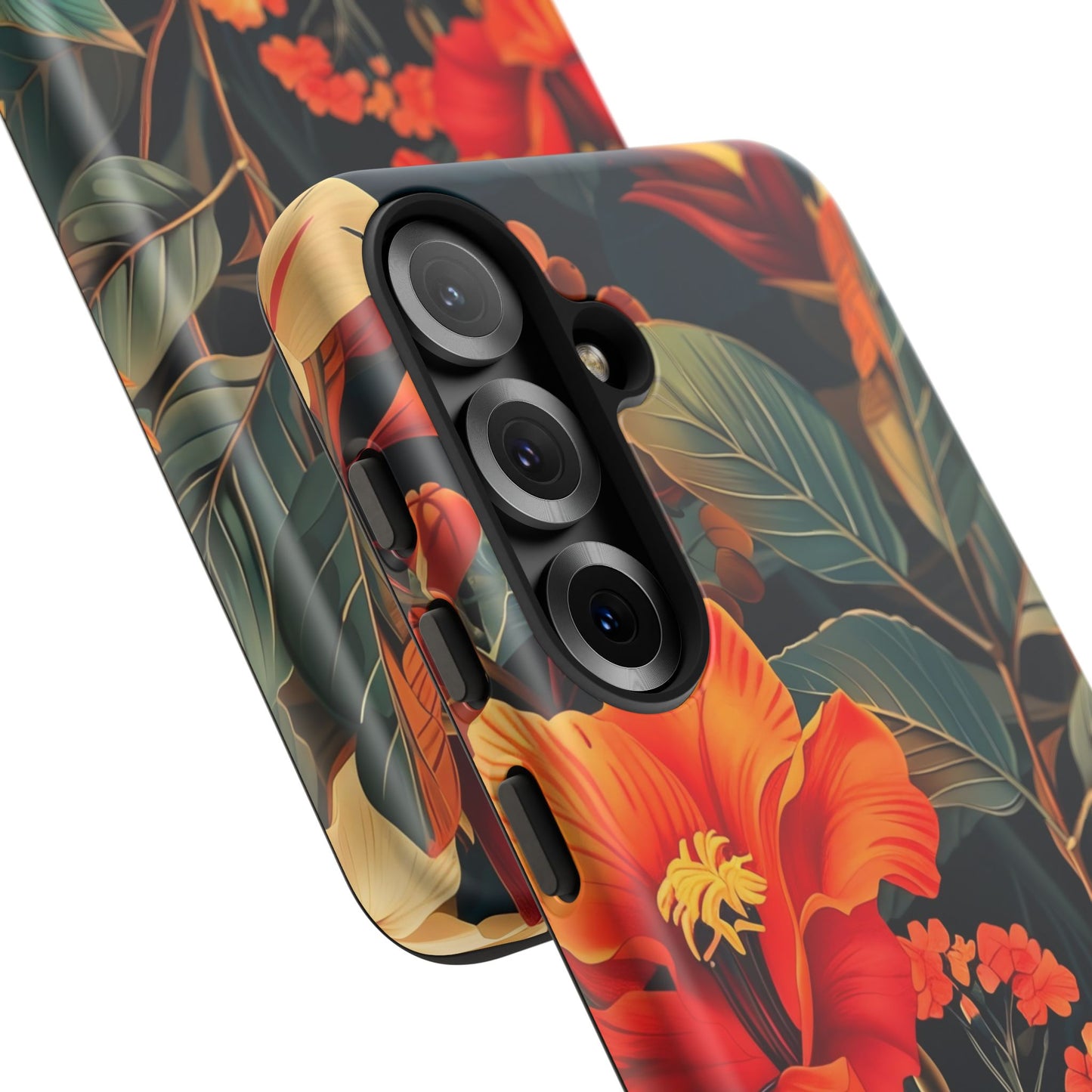 Tough Floral Phone Case | Tropical Vibe, Gift for Nature Lovers, Summer Beach Accessory, Floral Pattern, Trendy Phone Accessories