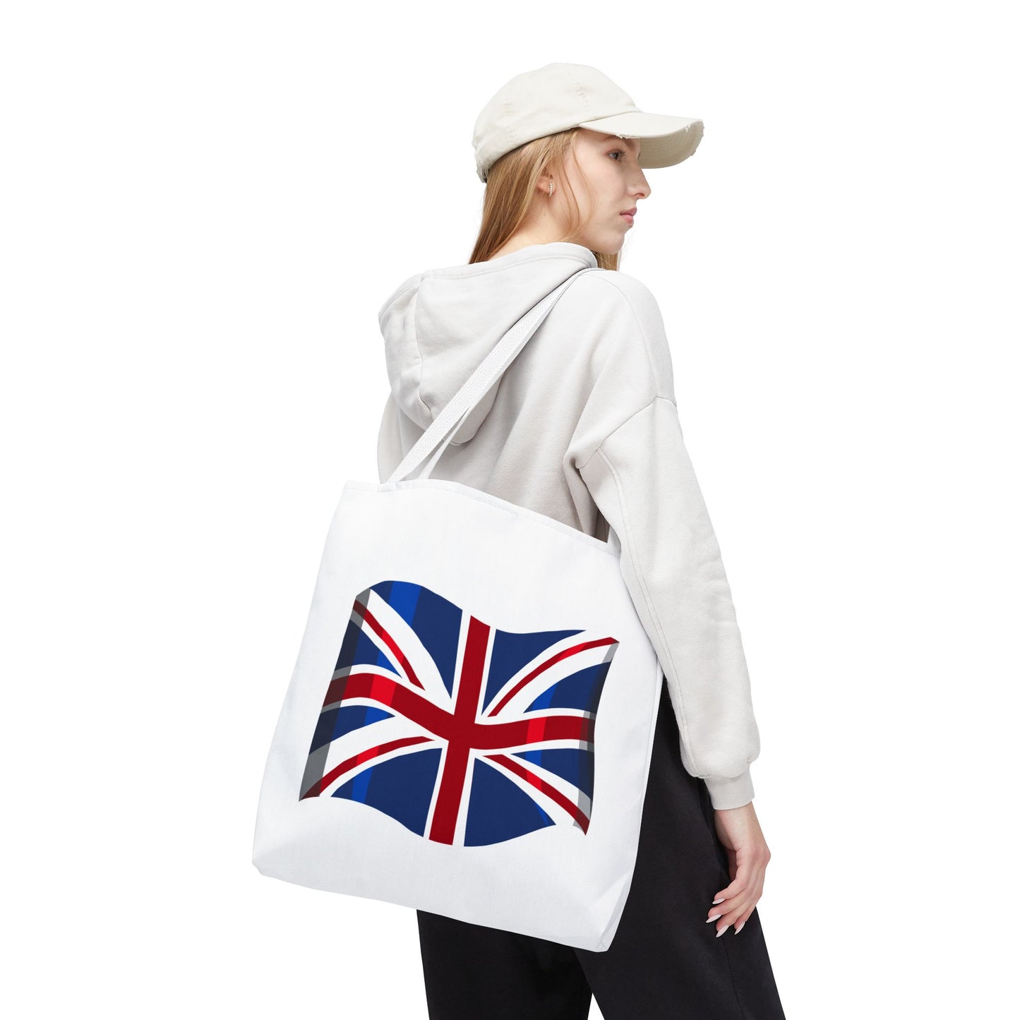 Union Jack Tote Bag, Stylish Reusable Shopping Bag, British Flag Carryall, Eco-Friendly Beach Tote, Gift for Travelers