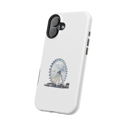 Stylish Magnetic Phone Cases with London Eye Design, Custom Phone Covers, Unique Gift for Travelers, Chic Electronic Accessories