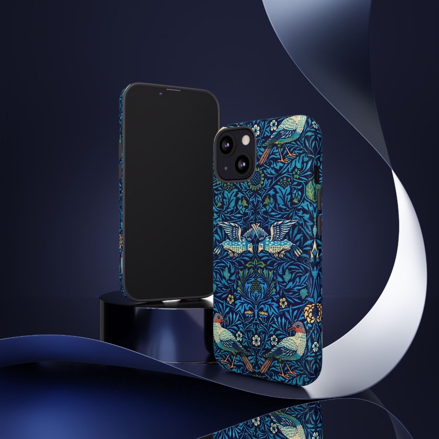 Elegant Bird Pattern Phone Case | Nature Lover Gift, Stylish Mobile Cover, Floral Design, Eco-Friendly, Unique Cell Phone Protector