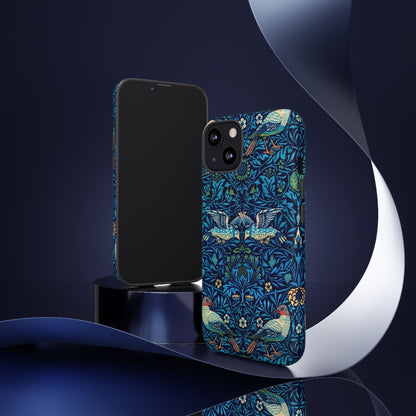 Elegant Bird Pattern Phone Case | Nature Lover Gift, Stylish Mobile Cover, Floral Design, Eco-Friendly, Unique Cell Phone Protector