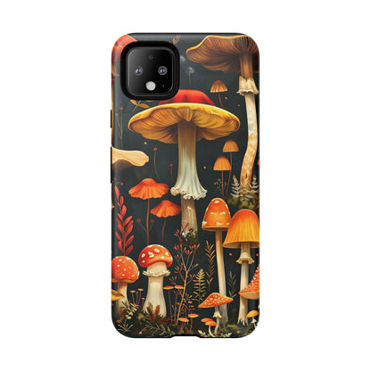 Whimsical Mushroom Phone Case | Tough Cases – Unique Nature Design, Eco-Friendly Cover, Gift for Nature Lovers, Phone Accessory, Fall Decor