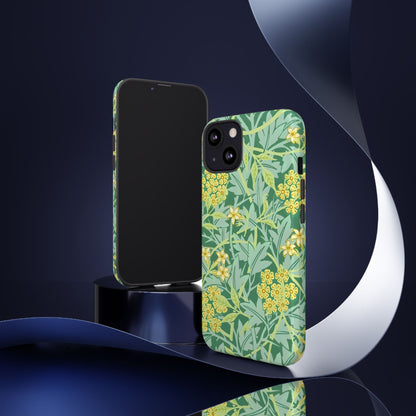 Tough Cases Organic Floral Phone Case, Stylish iPhone Cover, Eco-Friendly Gift, Nature Lover Accessory, Spring Decor, Unique Phone Protector