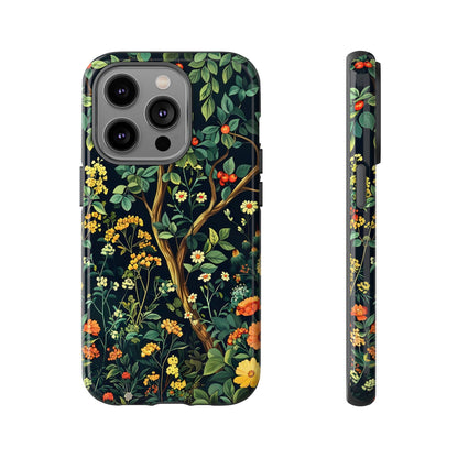 Floral Phone Case - Tough Cases, Colorful Nature Design, Gift for Flower Lovers, Phone Accessory, Unique Cell Phone Cover