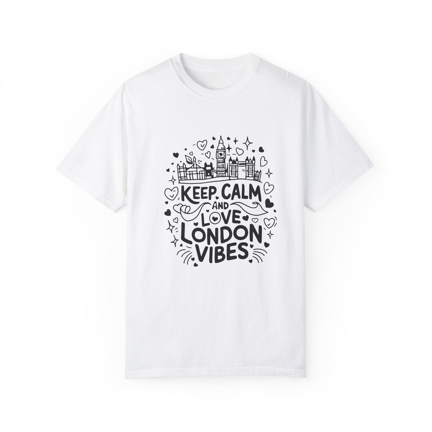 London Vibes Unisex Garment-Dyed T-shirt