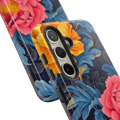 Floral Phone Case, Tough Cases, Stylish Mobile Cover, Gifts for Her, Phone Accessories, Unique Flower Design