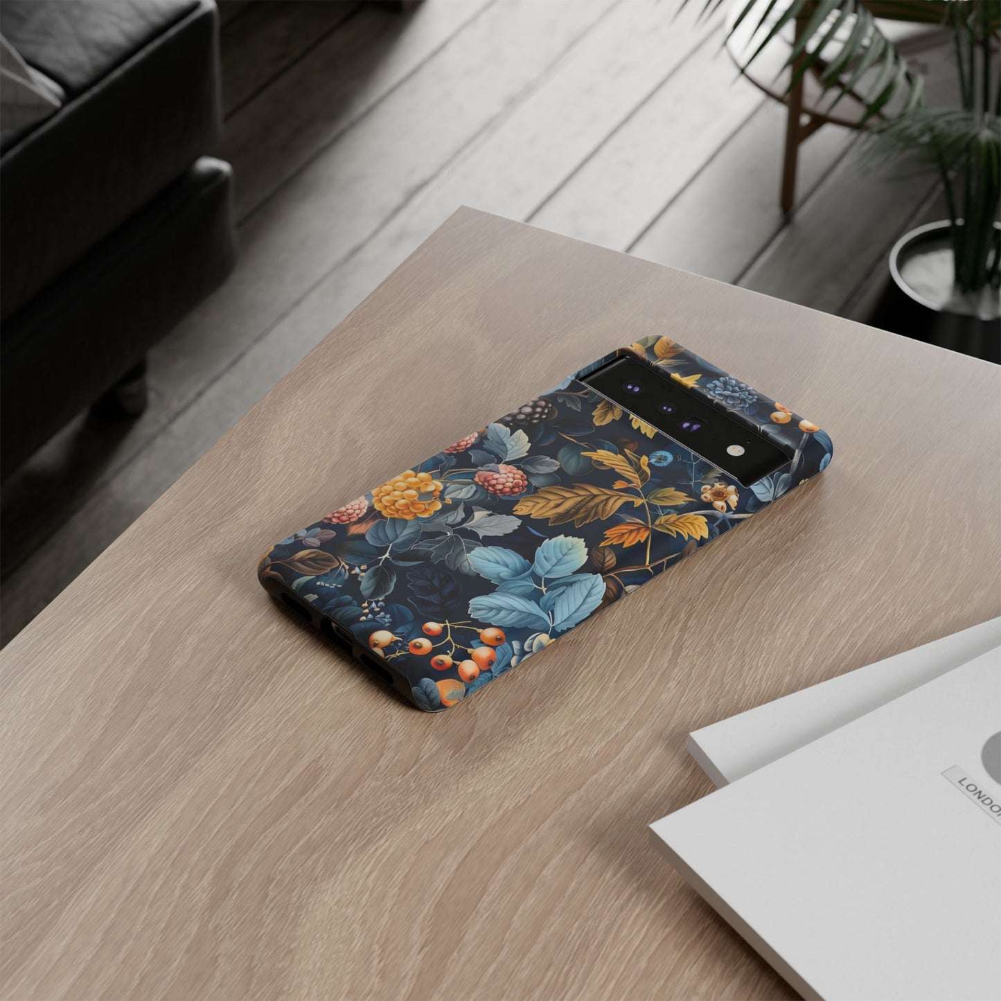 Floral iPhone Case, Tough Phone Cover, Nature-inspired Accessory, Gift for Her, Trendy Protection Case