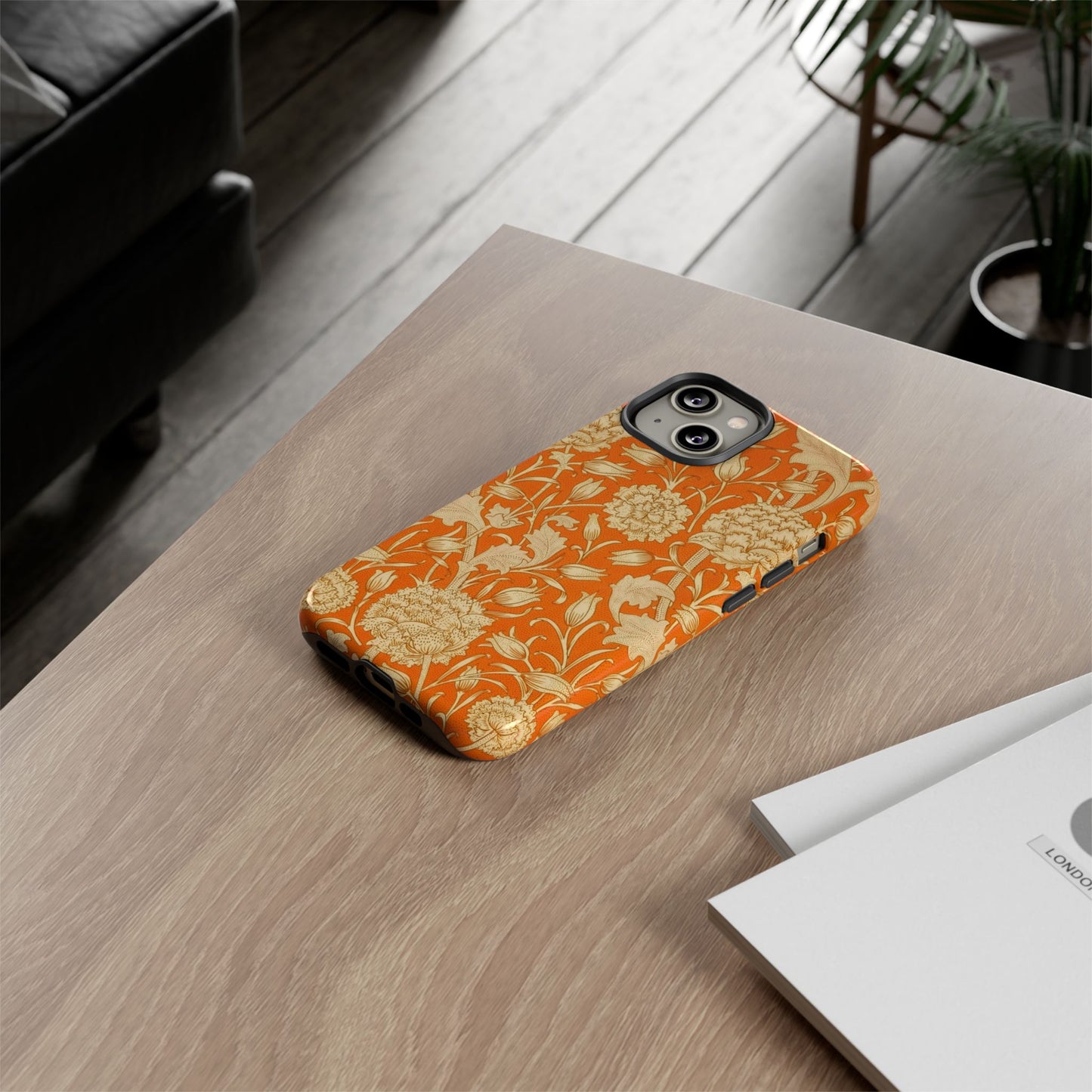 Floral Phone Case, Vibrant Tough Cases for Garden Lovers, Stylish Protection, Gift for Birthdays, Spring Decor, Unique Design