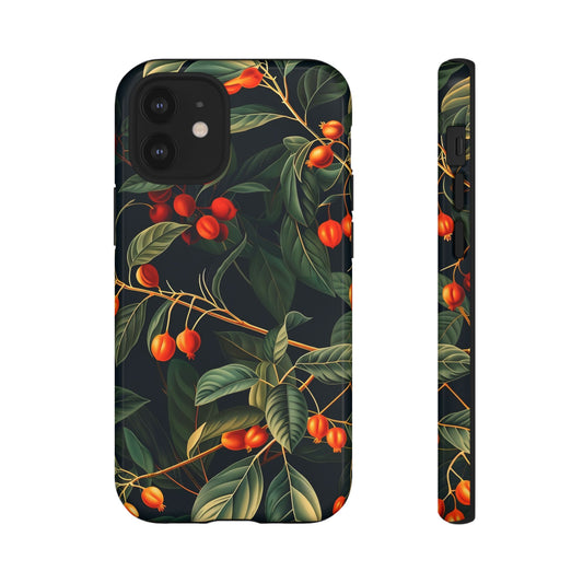 Tough Cases, Floral Phone Case, Nature-Inspired Tech, Unique Gift, Phone Accessory, Botanical Design, Fall Vibes