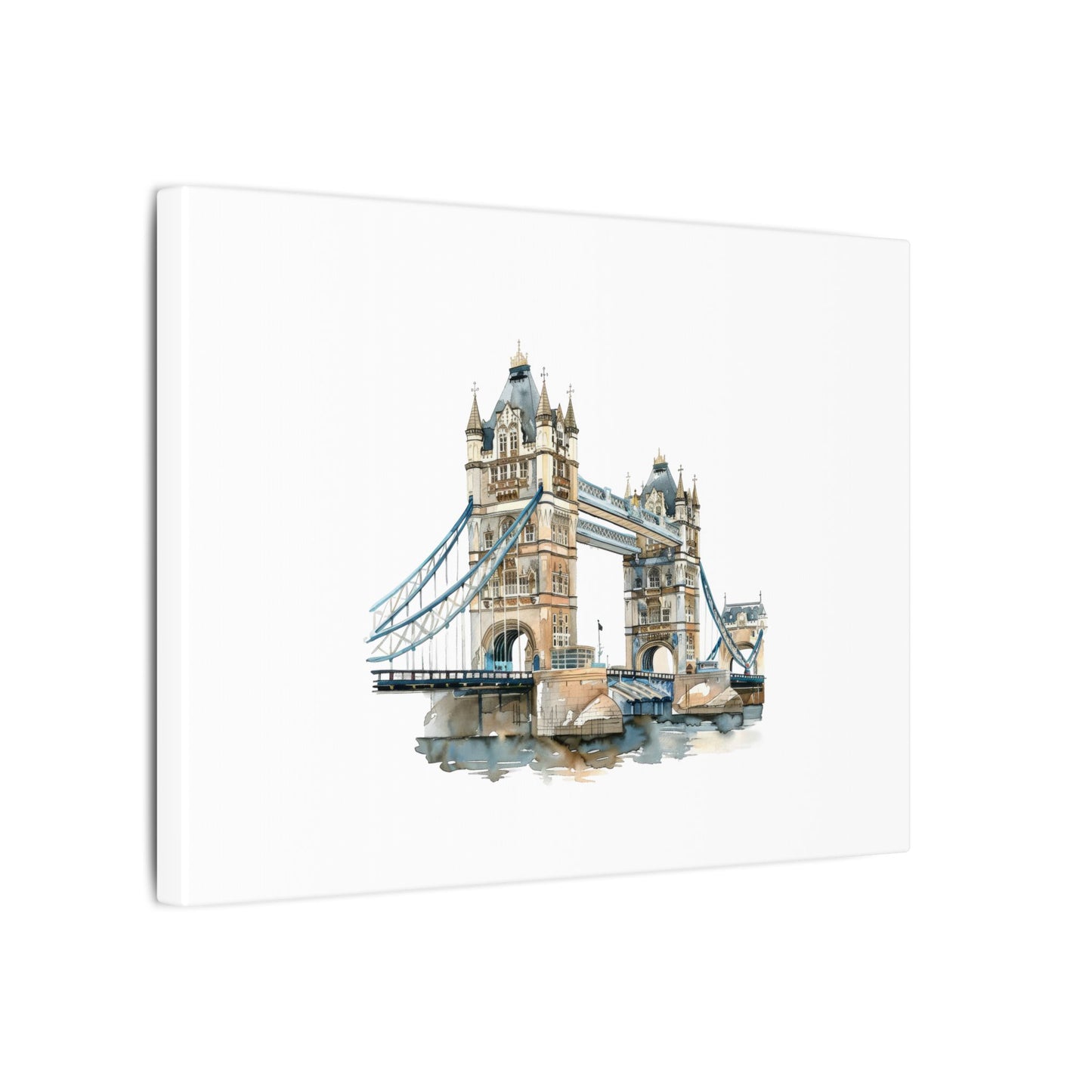 London Bridge Matte Canvas Wall Art, Elegant Home Decor, Unique Gift for Art Lovers, Travel Enthusiast Wall Decor, Modern Aesthetic