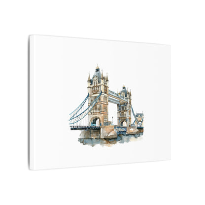 London Bridge Matte Canvas Wall Art, Elegant Home Decor, Unique Gift for Art Lovers, Travel Enthusiast Wall Decor, Modern Aesthetic