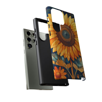 Sunflower Phone Case - Floral Design for Nature Lovers, Cute Spring Accessory, Gift for Her, Eco-Friendly Cover
