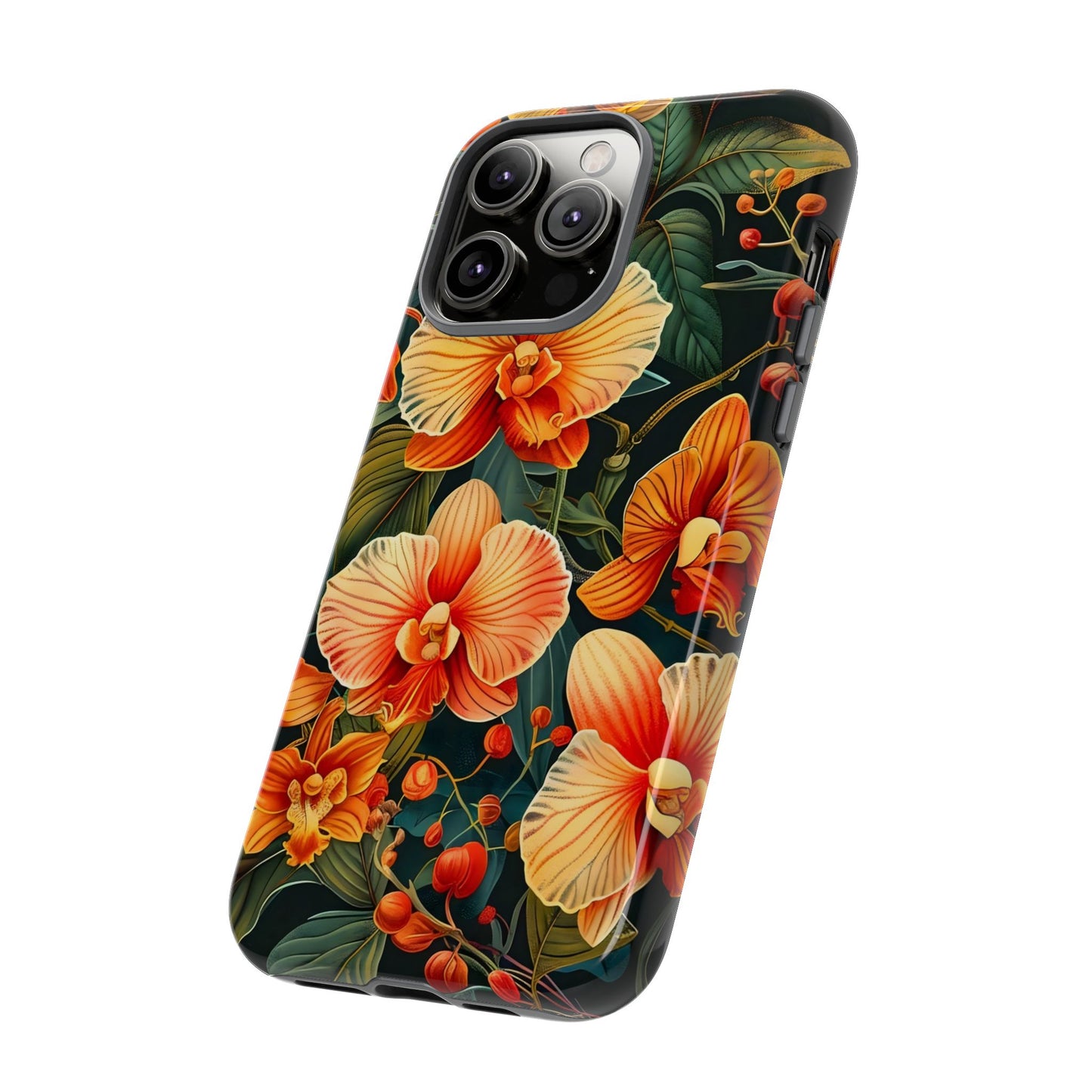 Floral Phone Case - Tough Cases, Protective Cover, Gift for Her, Smartphone Accessory, Floral Design, Nature-Inspired