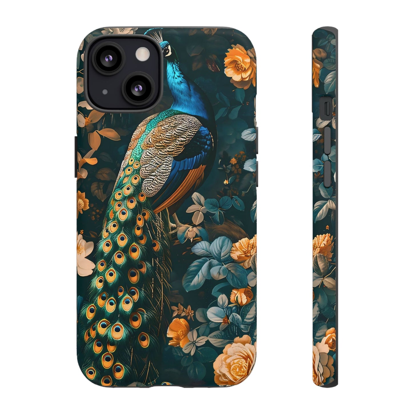 Peacock Phone Case - Elegant Floral Design, Tough Case for Protection, Unique Gift for Nature Lovers, Stylish Accessory, Eco-Friendly