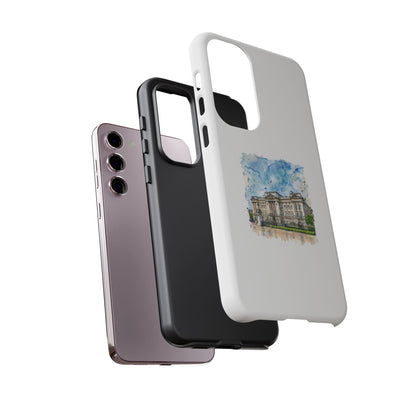 Artistic Phone Case - Watercolor Architecture Design