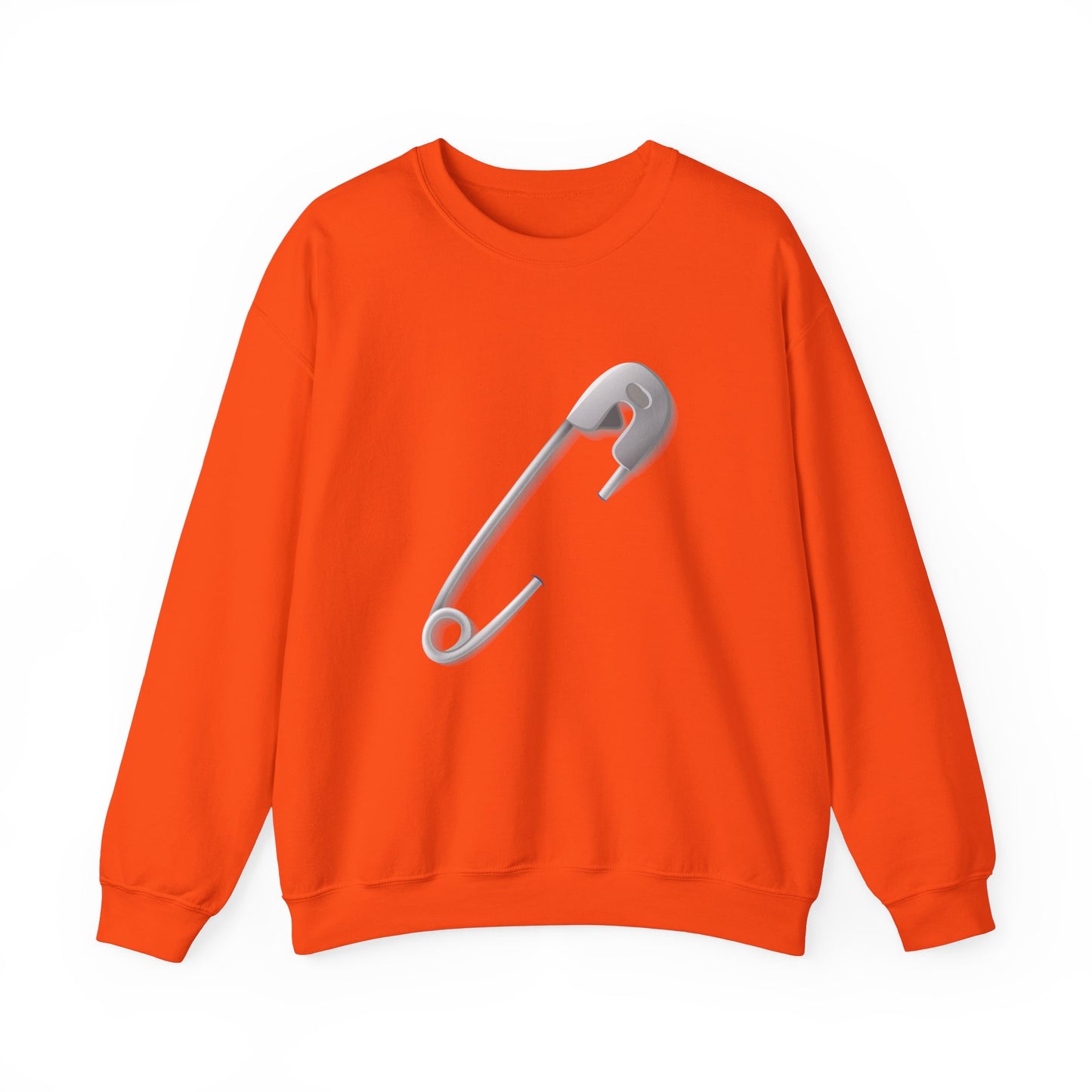 Unisex Heavy Blend™ Crewneck Sweatshirt Classy - Minimalist Safety Pin