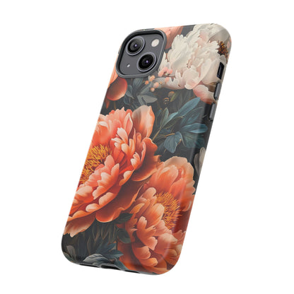 Floral Phone Case - Tough Cases, Durable Cover, Flower Design, Unique Gift, Phone Accessories