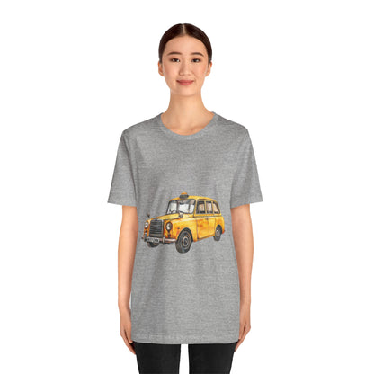 Unisex Jersey Short Sleeve Tee - Trendy British Vintage Car