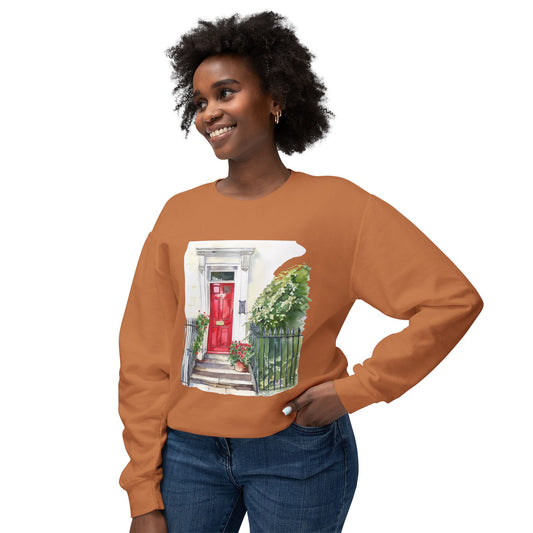 Unisex Lightweight Crewneck Sweatshirt - Charm of the Countryside