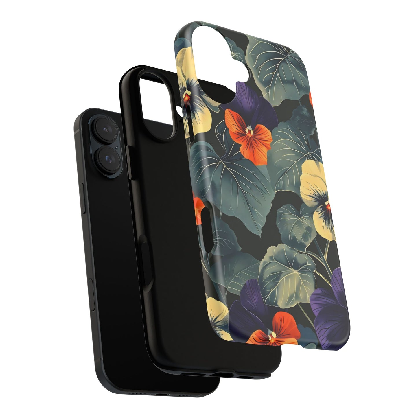 Tough Cases Floral iPhone Case, Tough Phone Cover, Stylish Floral Design, Gift for Her, Summer Vibe, Durable Protective Case