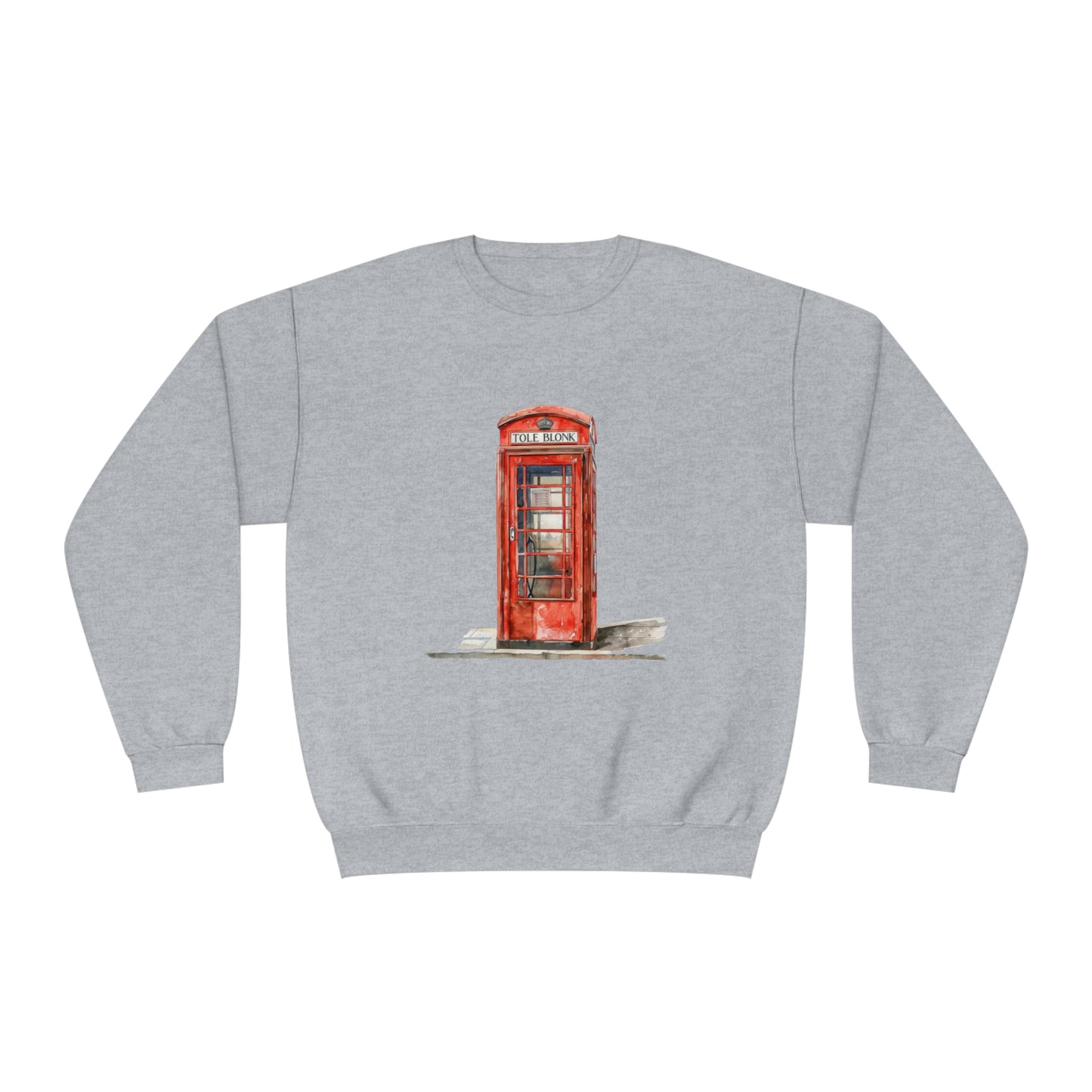 Unisex NuBlend® Crewneck Sweatshirt - Iconic British Public Telephone