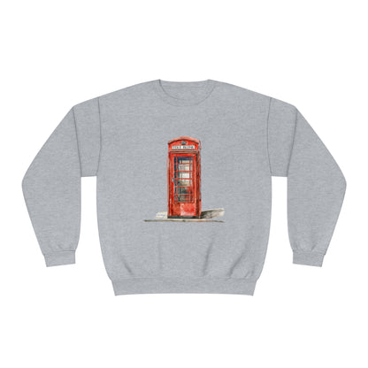 Unisex NuBlend® Crewneck Sweatshirt - Iconic British Public Telephone