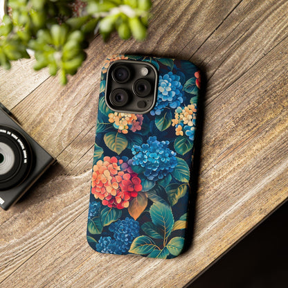 Floral Phone Case, Stylish Tough Case for Gardener Gift, Flower Lover Accessory, Pretty Floral Design, Protective Case