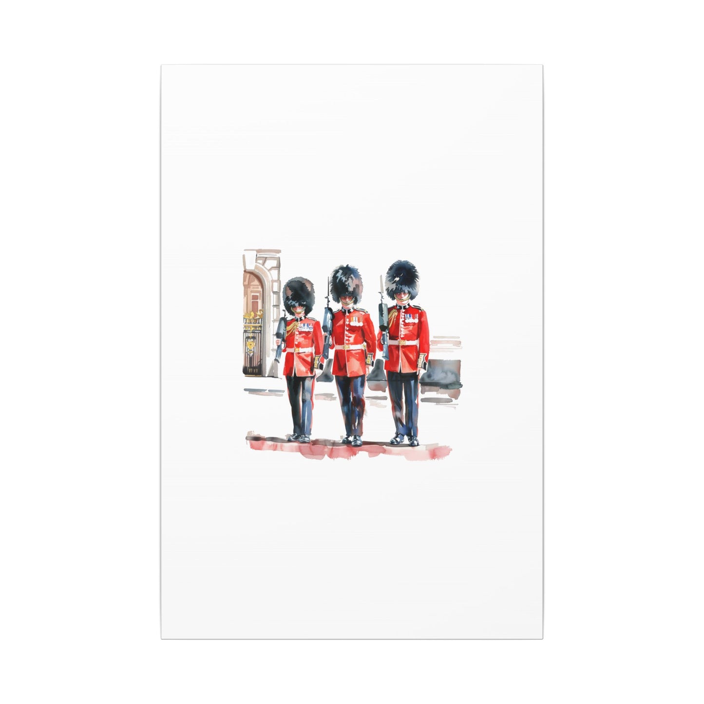 Royal Guards Canvas Print, British Wall Art, Home Decor, Unique Gift, London Culture