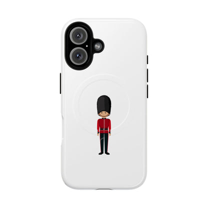 Guard Themed Magnetic Phone Case, Cute Soldier Design, Gift for Kids, Unique Gadget Accessory, Fun Phone Cover