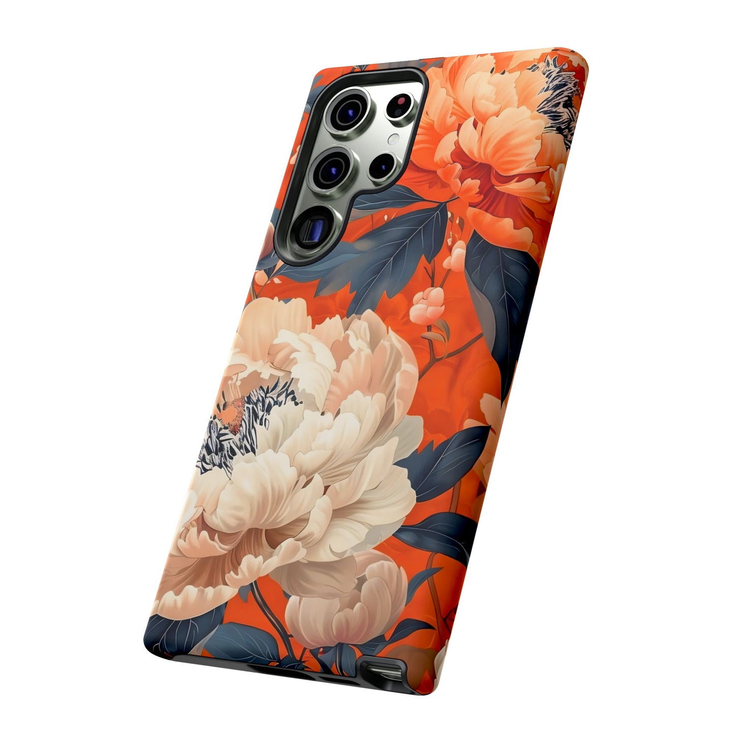 Floral Tough Case, Durable Floral Phone Case, Stylish Protection Case, Gift for Her, Spring Accessories, Mother’s Day Gift