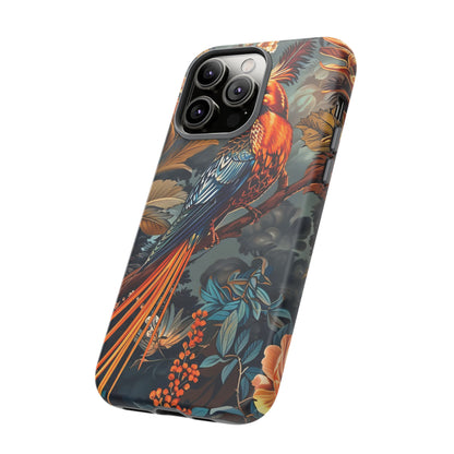 Vibrant Phone Case with Exotic Bird Design, Floral Phone Cover, Tough Case for Nature Lovers, Unique Gift Idea, Phone Accessory, [...]