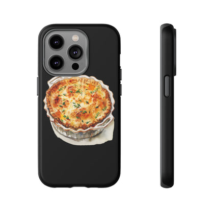 Quiche Phone Case - Funky Kitchen Decor, Foodie Gift, Chef Accessories, Culinary Art, Quirky Phone Cover