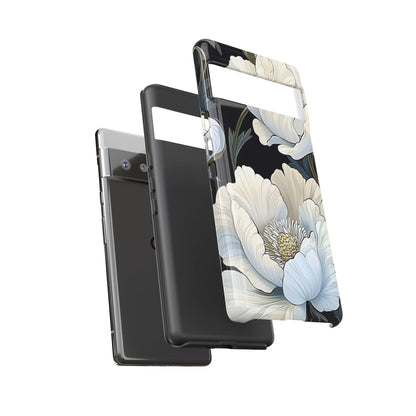 Floral Phone Case, Tough Cases for Women, Stylish Phone Cover, Floral Design Phone Protector, Nature Inspired Tech Accessories