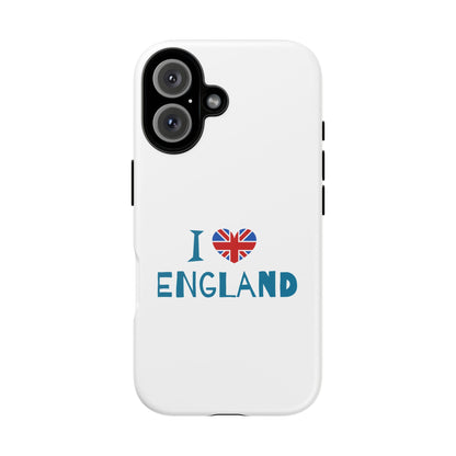 I Love England Phone Case - Stylish Tough Cases for UK Enthusiasts