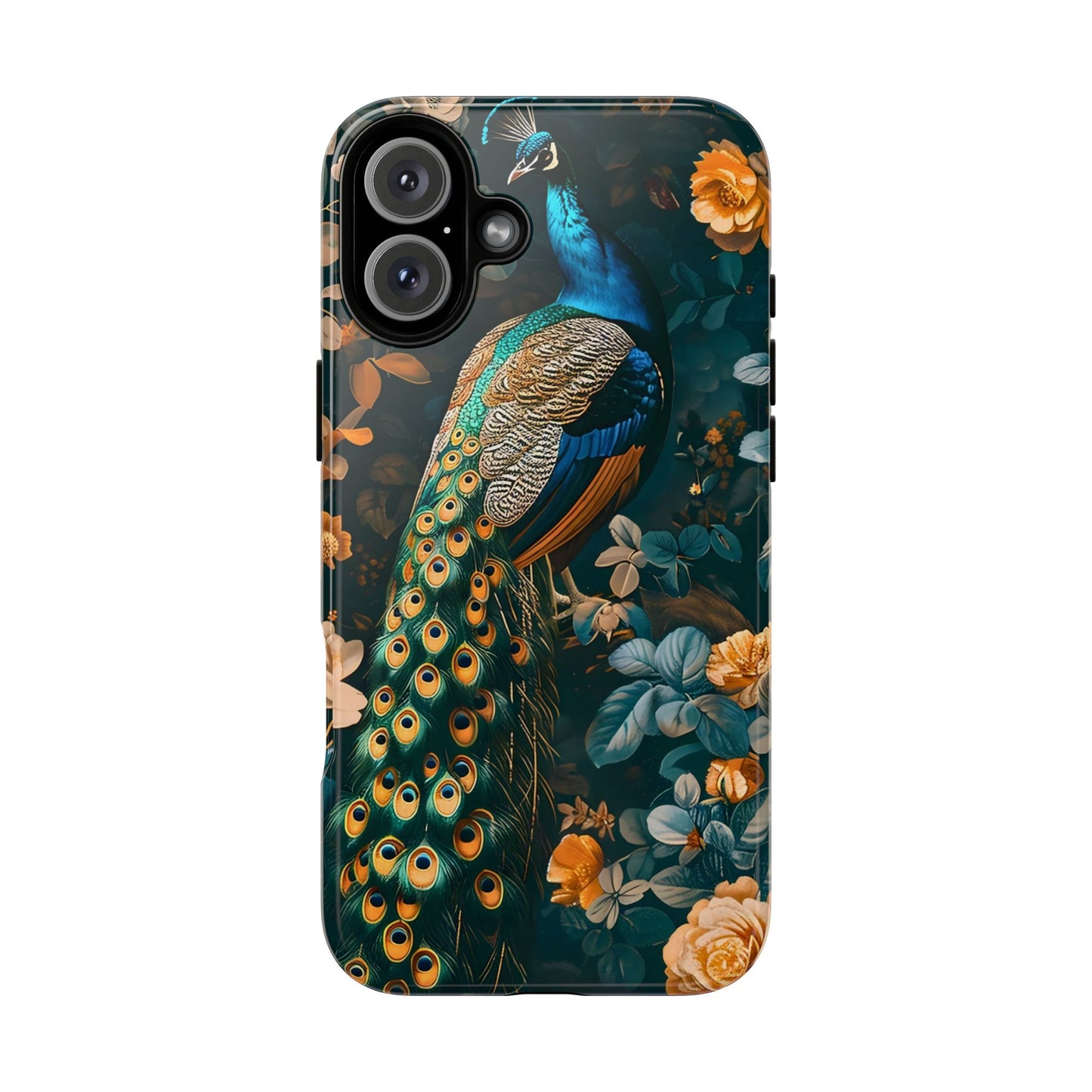 Peacock Phone Case - Elegant Floral Design, Tough Case for Protection, Unique Gift for Nature Lovers, Stylish Accessory, Eco-Friendly