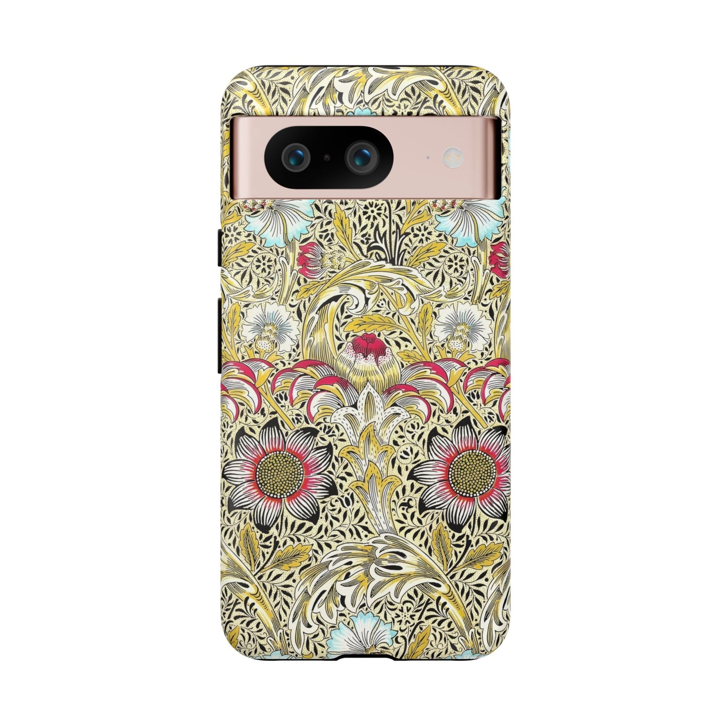 Floral Phone Case - Tough Cases, Floral Design, Stylish, Protective, Unique Gift for Her, Phone Accessories
