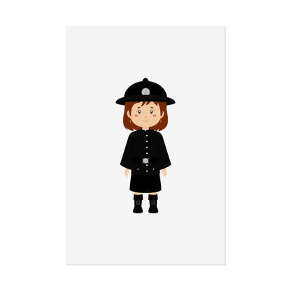 Charming Firefighter Rolled Posters for Kids' Rooms, Playful Wall Art, Fire Safety Decor, Kids' Gifts, Educational Prints