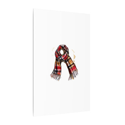 Autumn Scarf Canvas Art Print | Cozy Home Décor, Gift for Fall Lovers, Seasonal Wall Art, Unique Interior Design