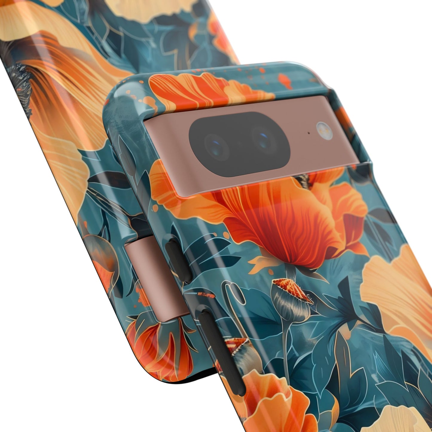Floral Phone Case, Tough Cases for Protection and Style, Spring Aesthetic, Gift for Her, Phone Accessory for Nature Lovers