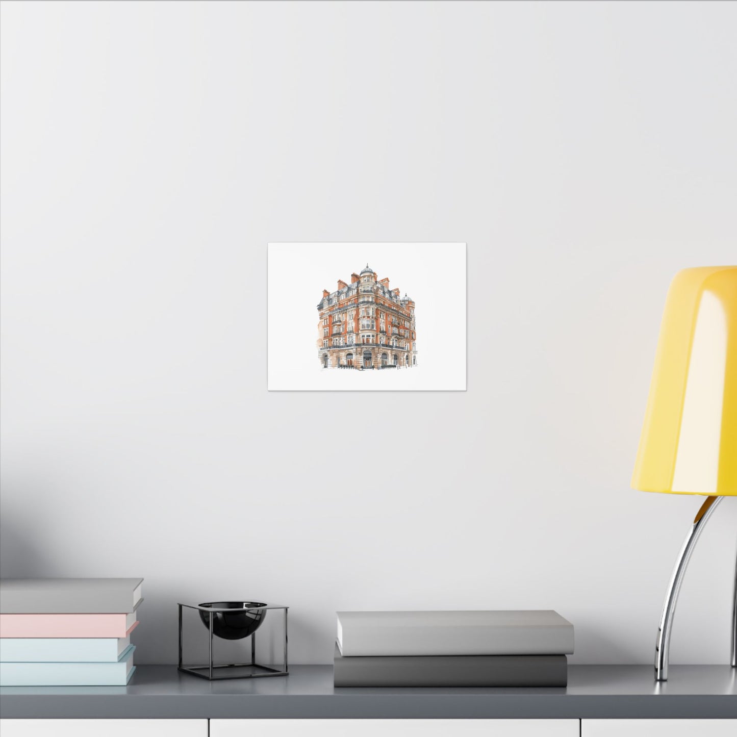 Artistic Matte Canvas Print of Historic Building, Wall Art Decor, Home Interior, Unique Gift, Fine Art, Architecture Lover, Urban Design