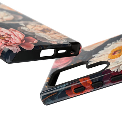Floral Phone Case, Tough Phone Cover, Flower Design, Unique Gift for Her, Trendy Accessory, Spring Decor