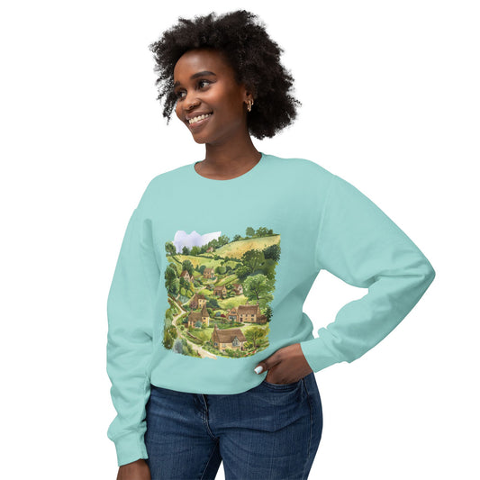 Unisex Lightweight Crewneck Sweatshirt - A Classic British Home